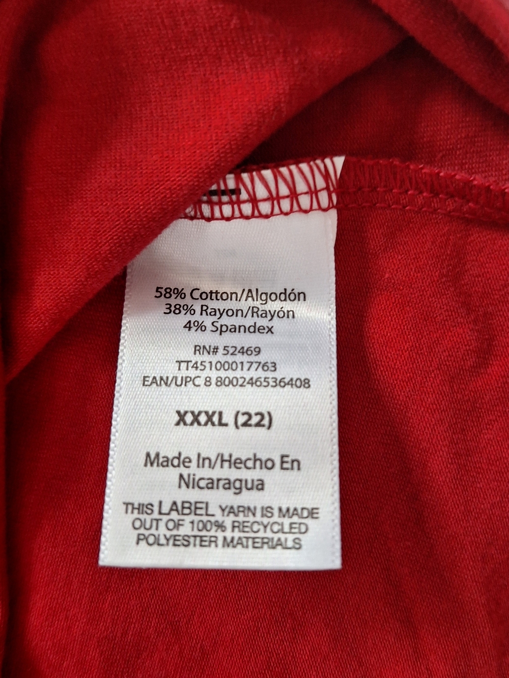 Time And Tru Women's Red Turtleneck XXXL (22) - Picture 4 of 6